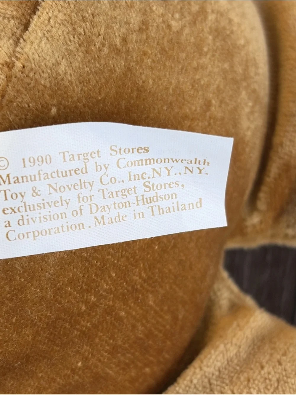 (2) Vintage 1990 Target Christmas Gingerbread Plush Stuffed Dolls Candy Cane 12